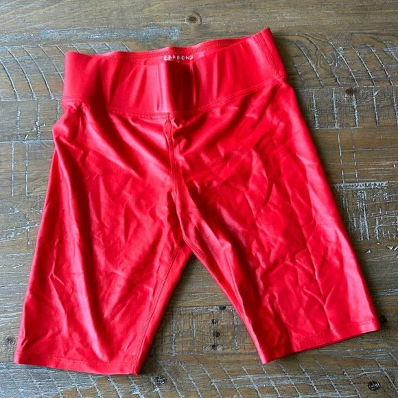 Carbon38 Shorts Carbon38 Red Biker Shorts Poshmark